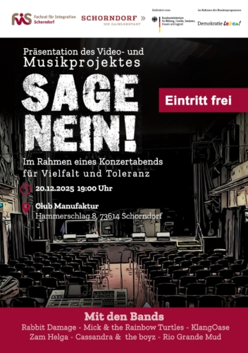 Sage Nein Flyer Sage Nein Flyer