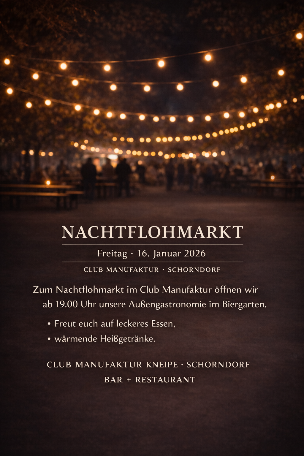 Nachflohmarkt kneipe